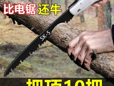 多功能折叠锯便携户外伐木手工锯快速木工砍树手拉锯子家用折叠锯图2