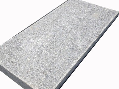 芝麻灰火烧板石材大理石工程道路地铺板花岗岩浅灰色荔枝面石板材图5