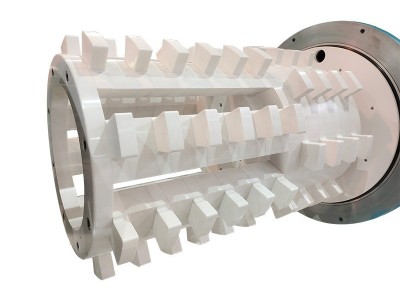 超声波砂磨机 棒钉棒销式磷酸铁锂硅碳负极卧式超声波纳米砂磨机图5