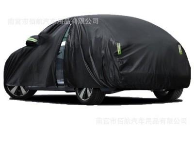 跨境车衣罩全车防晒防雨牛津布防尘防冰雹遮阳全罩汽车罩车衣车罩图2