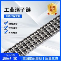 碳钢链条4分5分6分1寸1.2寸2寸链条 单排双排三排链条 锰钢链条