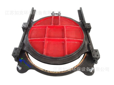 渠道专用铸铁圆形闸门 MZF型铸铁镶铜圆形/方形闸门铸铁闸门图5