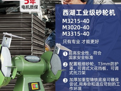 杭州SEWO西湖砂轮机台式小型工业级电动砂轮机工厂直销图3