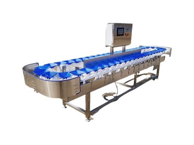 全自动土豆料盒重量分选机 螃蟹大闸蟹称重分选机 小龙虾分拣机器图5