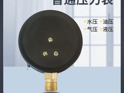 普通压力表/气压表 Y100 0.6MPA 1.6MPA 2.5MPA 4分螺 纹一般压力图2