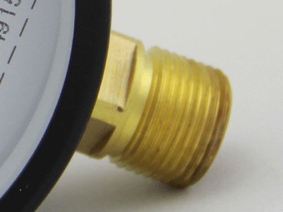 普通压力表/气压表 Y100 0.6MPA 1.6MPA 2.5MPA 4分螺 纹一般压力图5