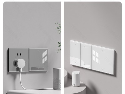 国际电工86型二开双控滑动开关插座暗装双开两控开关双联2开两开图3