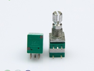 R097NS电位器带开关15mm碳膜调音音量喷雾器密封旋转 电位器带防水图4