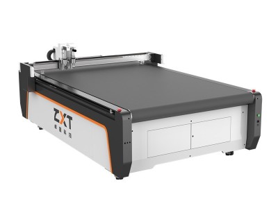 振动刀切割机自动寻边布料切割机环保皮革裁剪机震动刀切割机图5