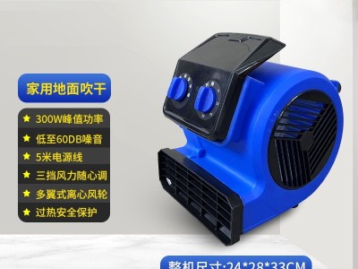 吹地机地面吹干机商用大功率厕所地板强力除湿吹风机地毯烘干图3